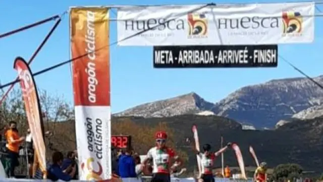 Meta del Campeonato de Aragón de ciclismo en línea de 2020.