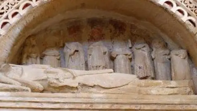 El sepulcro de Selgua, una de las reproducciones que se podrán ver.