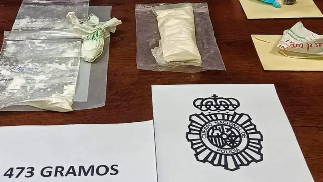 Drogas, dinero y utensilios para la distribución de droga intervenidos en Zaragoza