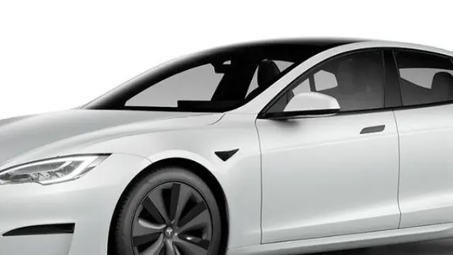 imagen del nuevo vehículo de Tesla Model S Plaid