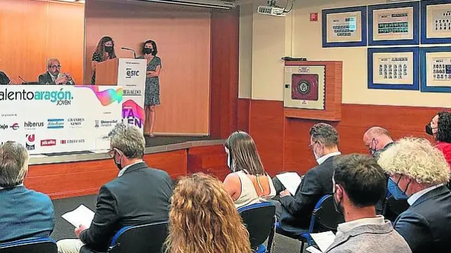 Acto de clausura de la V edición del programa ‘Talento Aragón Joven’ en Zaragoza