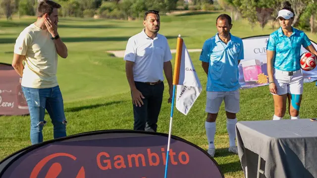 Presentación de la prueba nacional de footgolf en Calatayu