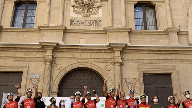 El Movimiento Ultreya fue recibido en la plaza de España de Alcañiz.