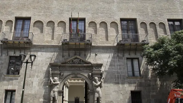 Fachada de la sede del Tribunal Superior de Justicia de Aragón.