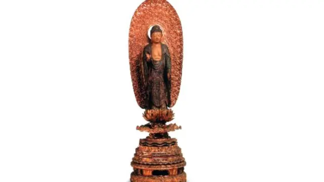 Escultura del Buda Amida. Siglo XIX, periodo Edo (1615-1868)