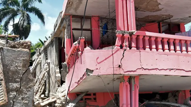 Efectos del terremoto en Haití.