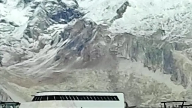 Una imagen de Cerler tras las precipitaciones de nieve en torno a los 2.000 metros.