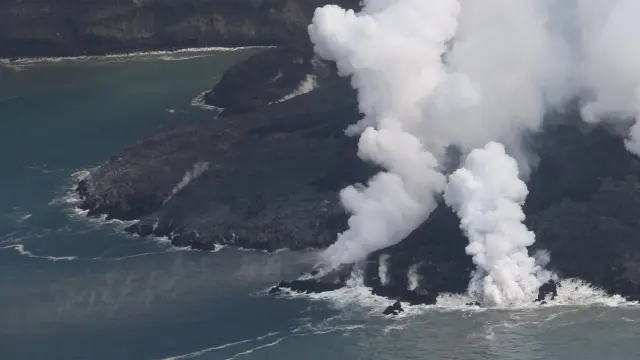El delta lávico formado tras la erupción del volcán Cumbre Vieja en La Palma