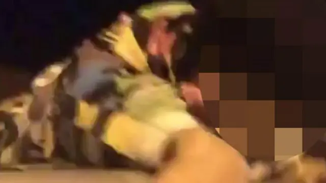 Fotograma de uno de los vídeos analizados por la Policía