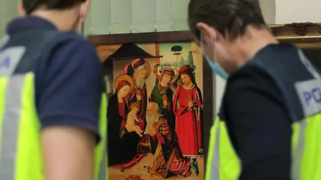 La Policía interviene pinturas falsas de Goya y Benlliure.