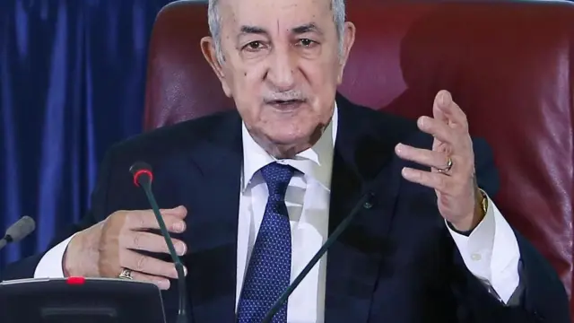 Abdelmayid Tebune, presidente de Argelia.