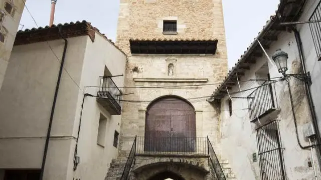 Vista del pueblo de Mosqueruela, en Teruel