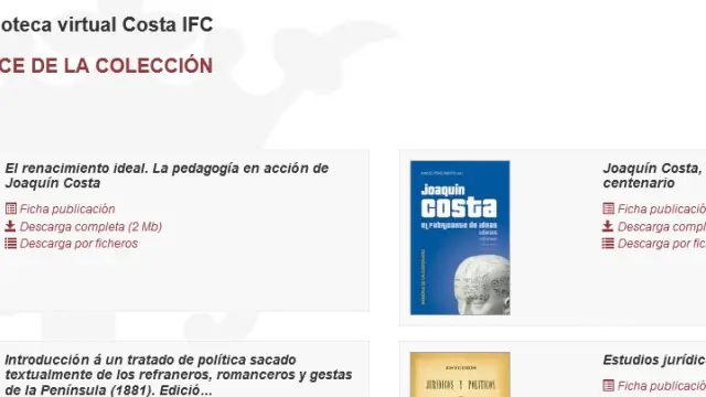 Biblioteca virtual de la IFC.