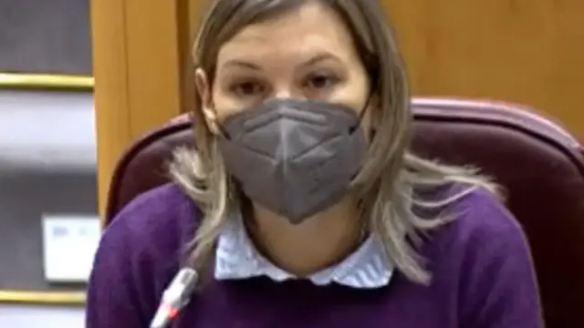 Beatriz Martín, senadora de la agrupación de electores Teruel Existe.