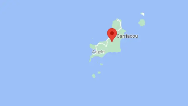 Carriacou, en el mar del Caribe, donde ha sido encontrado el barco.