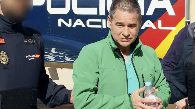 Troitiño, a su llegada a España tras ser extraditado por el Reino Unido a requerimiento de la Audiencia Nacional, en mayo de 2017.