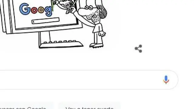 El doodle de Google sobre Forges.