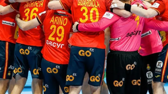 La selección española de balonmano.