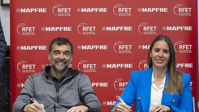 Sergi Bruguera y Anabel Medina renuevan como capitanes de equipos españoles de tenis, este miércoles.