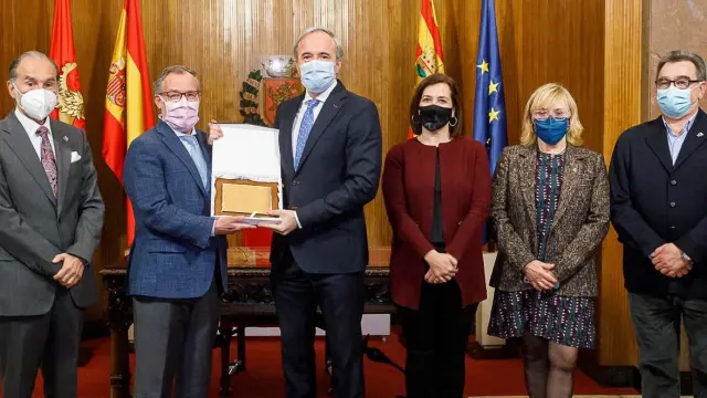 Reunión del COMZ con el alcalde de Zaragoza