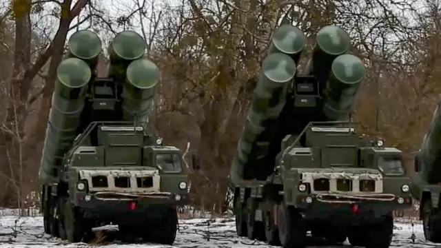 Rusia hace una demostración de fuerza con maniobras en la frontera con Ucrania BELARUS RUSSIA DEFENSE JOINT DRILL