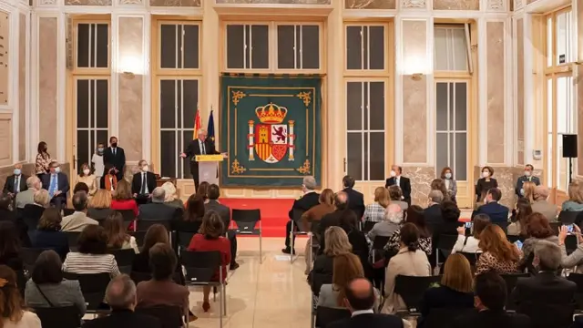 Imagen del acto de entrega de las últimas condecoraciones de la Orden Civil de Alfonso X el Sabio en 2021.