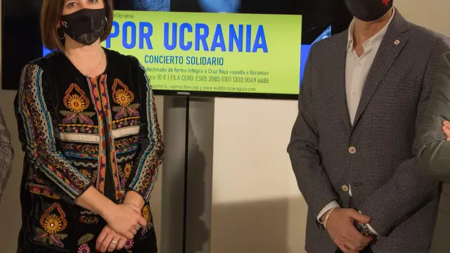 Presentación del concierto solidario 'Por Ucrania' este jueves