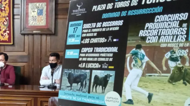 Presentación de la programa del 17 y el 19 de abril en la plaza de toros de Teruel