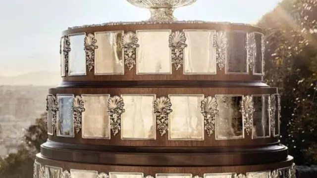 Foto del trofeo de la Copa Davis