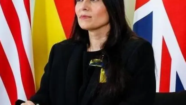 La ministra británica del Interior, Priti Patel