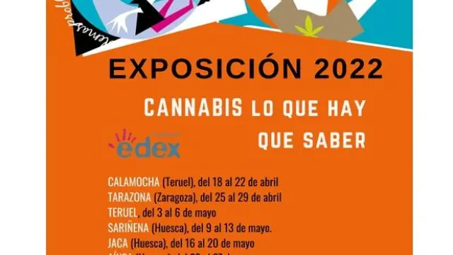 Exposición 2022. 'Cannabis: lo que hay que saber'.