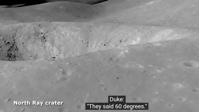 La NASA reconstruye en vídeo lo que los astronautas del Apolo 16 contemplaron en la Luna en abril de 1972