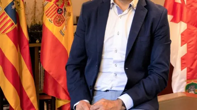 El alcalde de Barbastro, Fernando Torres.