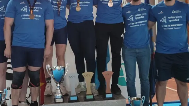 La Universidad de Zaragoza consiguió el cuarto puesto en el campeonato de España universitario de halterofilia.