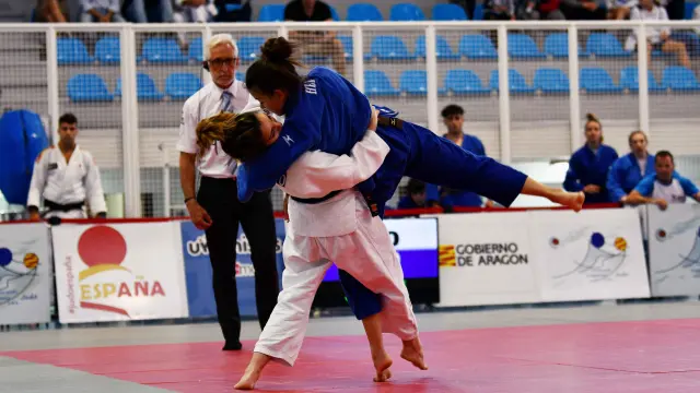 Binéfar acogió la I Copa de España por equipos mixtos de judo.