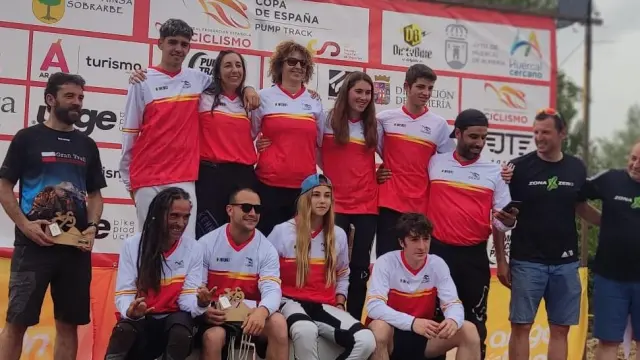 Los mejores de la Copa de España de pump track de Aínsa.