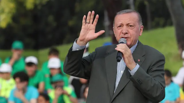 Erdogan, en un discurso público.