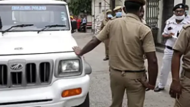 La policía de India, en una foto de archivo.