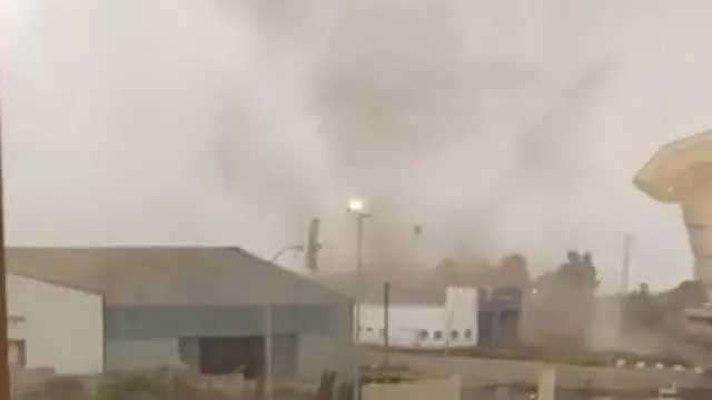 Tornado en Alcañiz