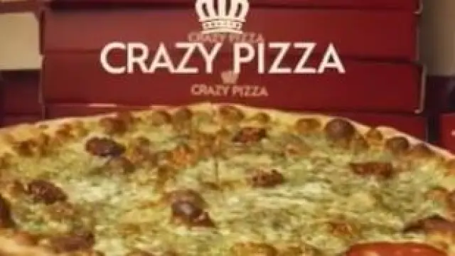 Imagen de una pizza de Crazy Pizza, los restaurantes de Briatore.