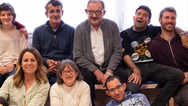 El equipo de Valentia Cuenta, que integra a personas con discapacidad intelectual.