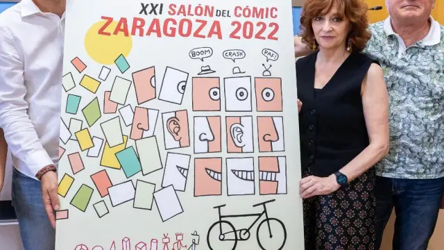 Presentación del cartel del Salón del Cómic de Zaragoza 2022