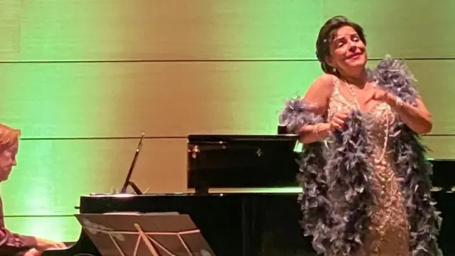 Actuación Nancy Fabiola Herrera en la pasada edición del Festival Internacional de Panticosa.