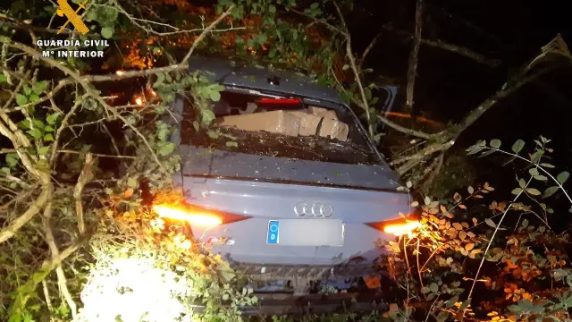 Conducía un Audi que quedó dañado por el accidente