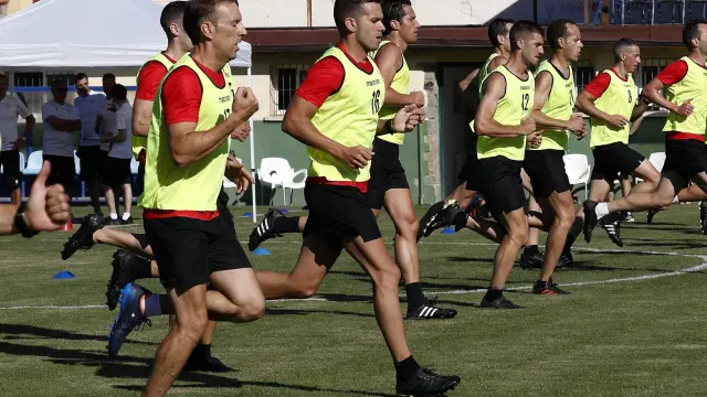 Seminario de pretemporada que están realizando los árbitros de Primera y Segunda División en La Granja (Segovia)