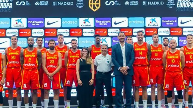 Presentación de la selección española de baloncesto de cara al Eurobasket.