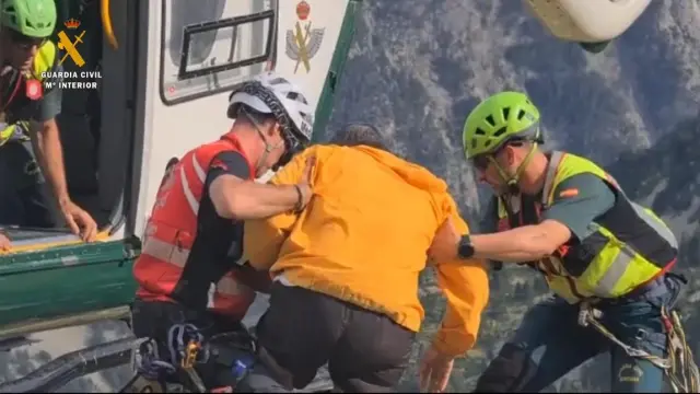 Rescate de un montañero accidentado en el Pico Infiernos (Panticosa).
