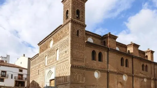 La iglesia de Santa María, en Tobed, es una de las mayores representaciones del mudéjar en Zaragoza.