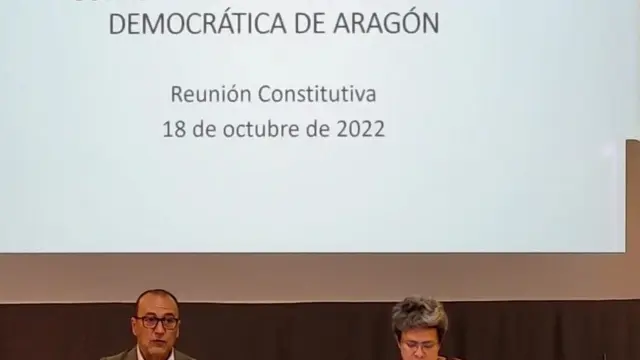 Reunión constitutiva de la Comisión Técnica de Memoria Democrática de Aragón