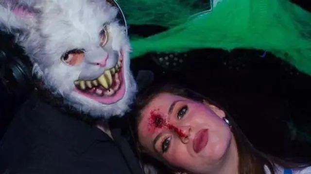 Personal de La Casa del Loco en una fiesta de Halloween, en una imagen de archivo.